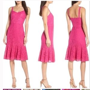 NWT Chelsea28 Pink Lace Dress